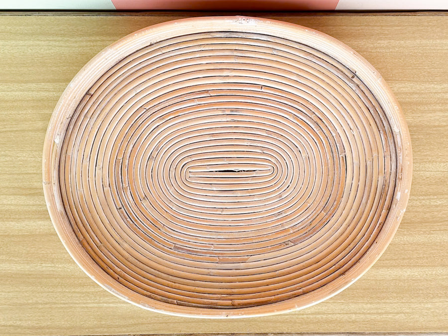 Pair of Pencil Reed Natural Trays