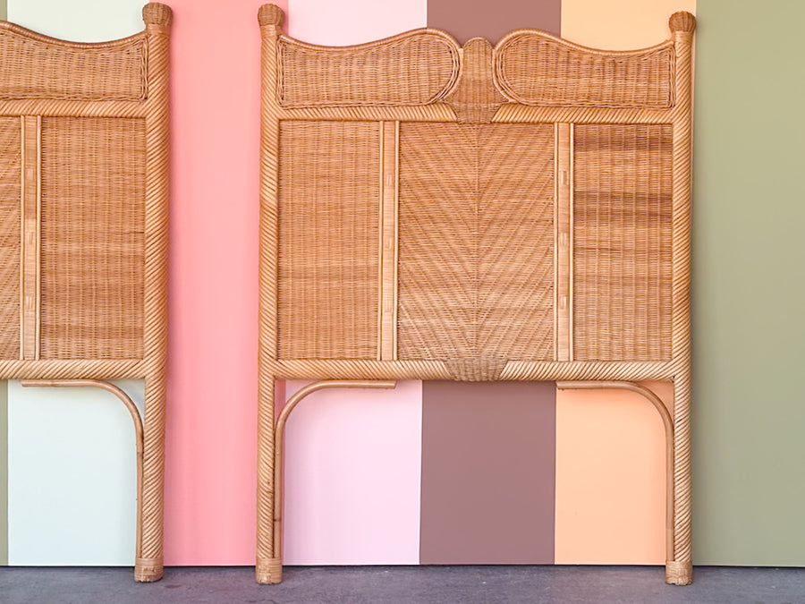 Pair of Island Chic Twin Headboards