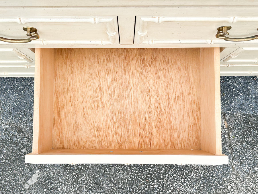 Ficks Reed Faux Bamboo and Rattan Dresser
