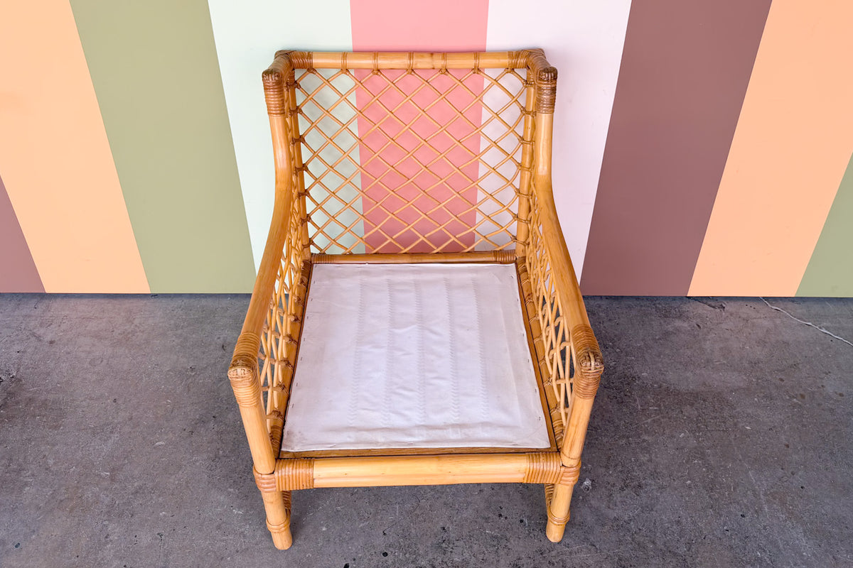 Island Chic Rattan Lounge Chair