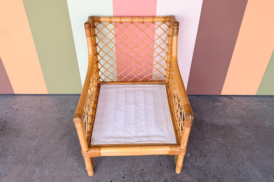 Island Chic Rattan Lounge Chair