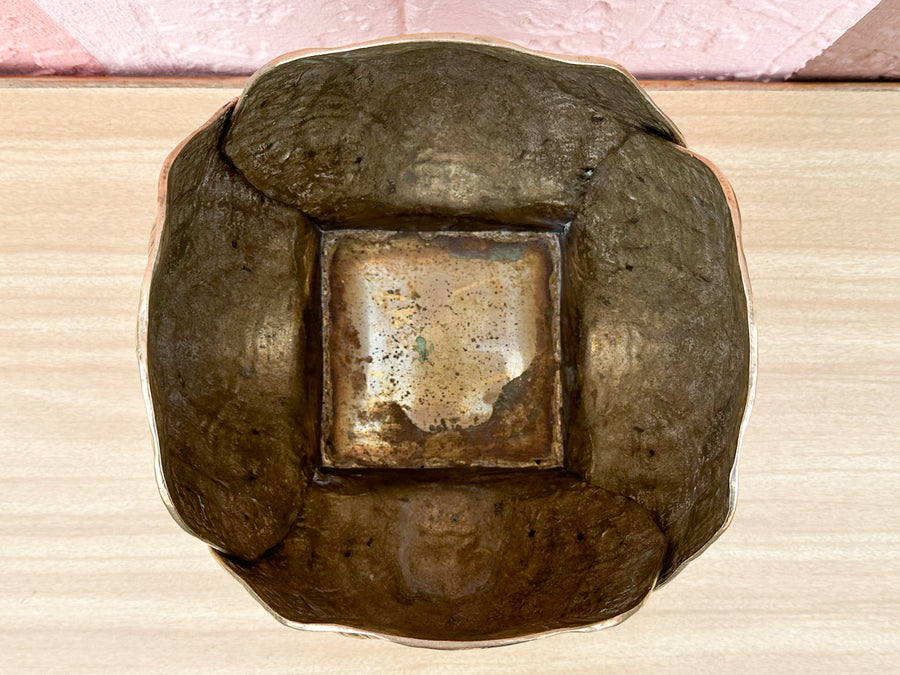 Brass Clam Shell Cachepot