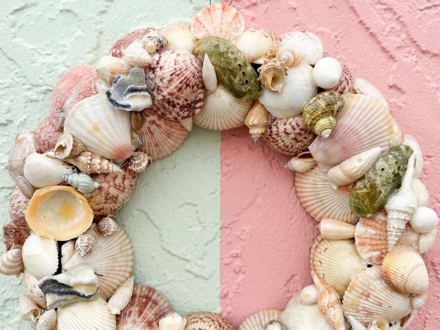 Holiday Shell Wreath