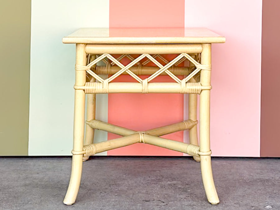 Ficks Reed Rattan Side Table