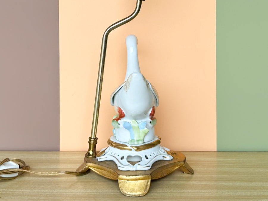Ceramic Swan Lamp
