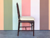 Chippendale Faux Bamboo and Cane Side Chair