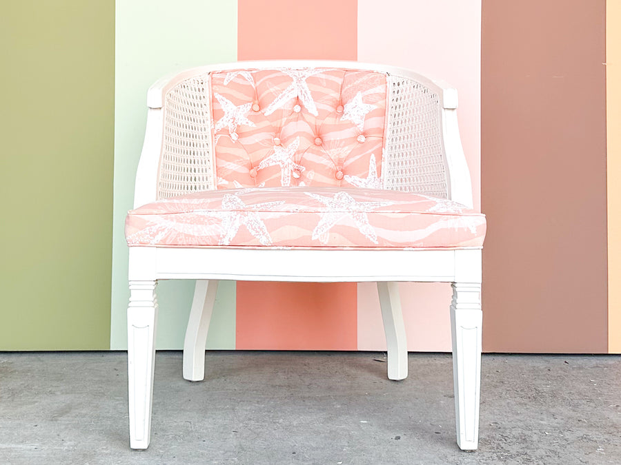 Cute Cane Barrel Chair