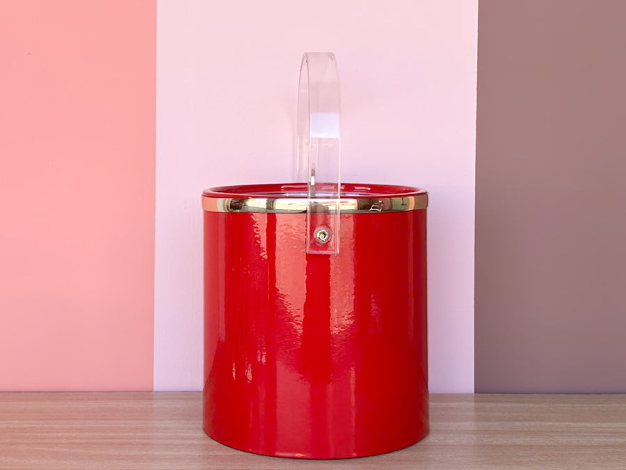 Holiday Ice Bucket and Glassware Set