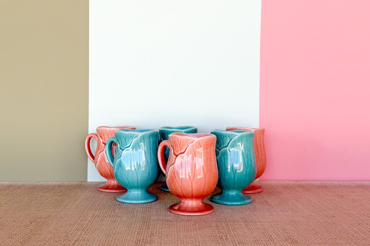 Set of Six Lettuceware Mugs