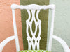 Set of Six Fretwork Dining Chairs