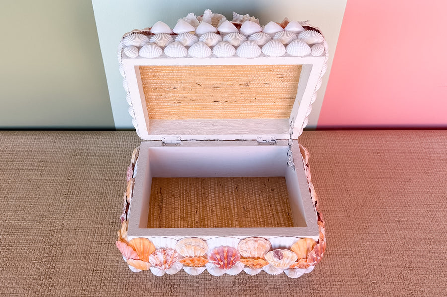 Beautiful Shellegance Wood Box