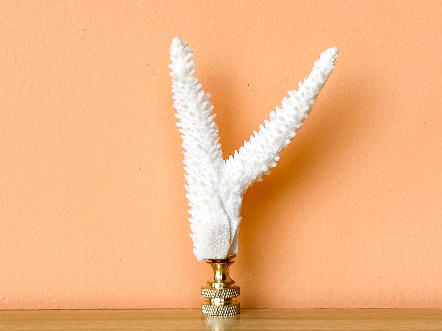 Stag Horn Coral Finial