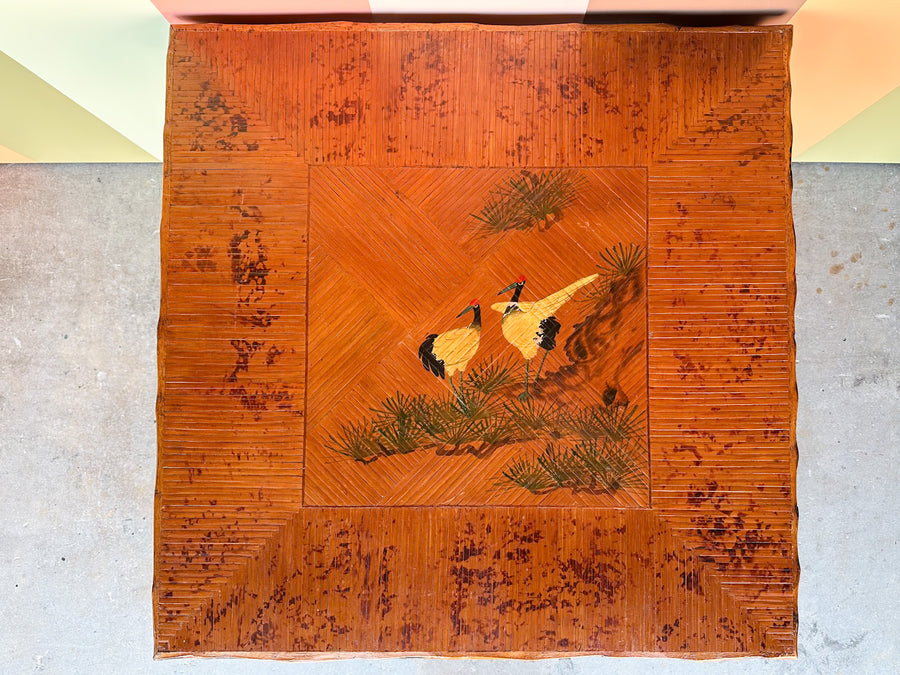 Hand Painted Bamboo Game Table