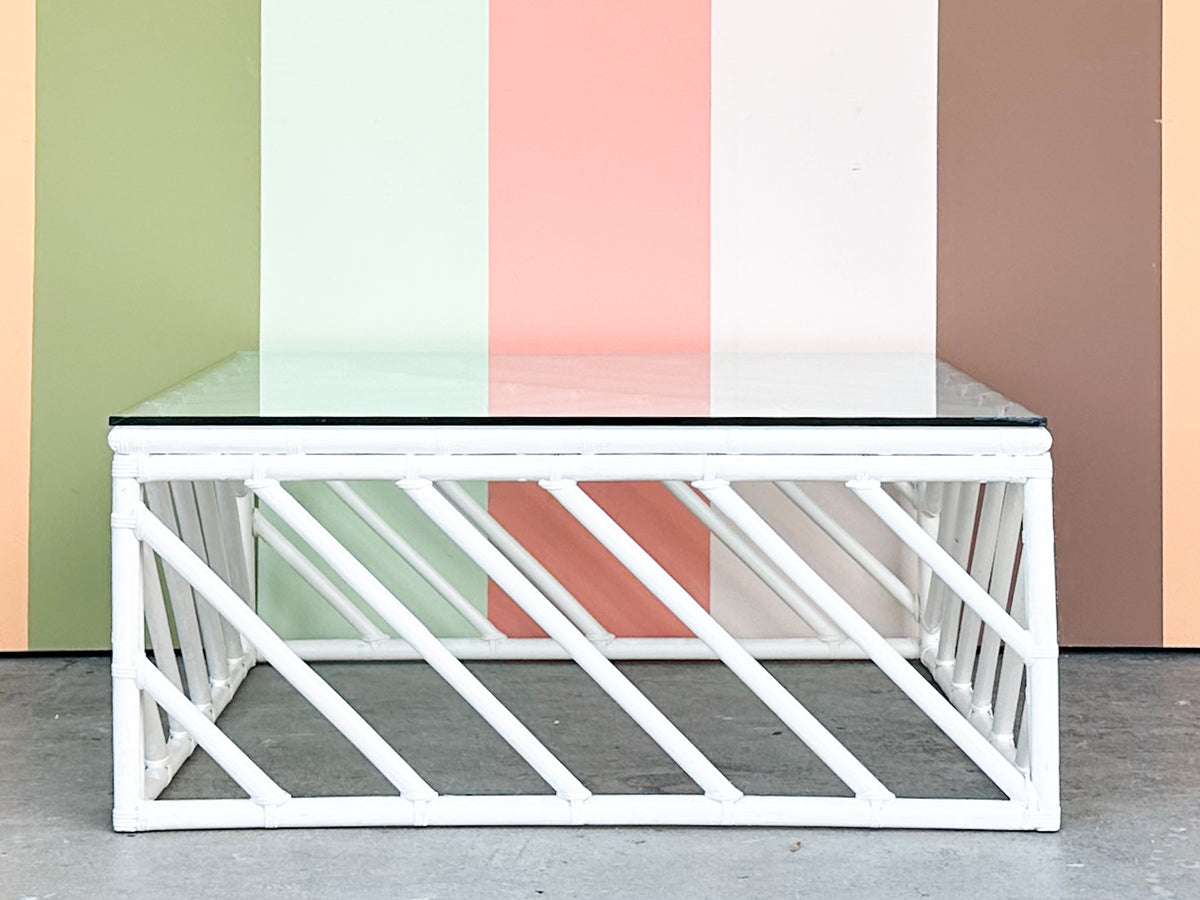 Coastal Cool Rattan Coffee Table