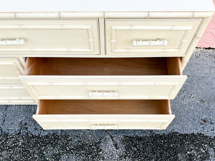 Faux Bamboo Dresser
