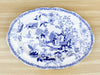 Blue and White Pagoda Plate