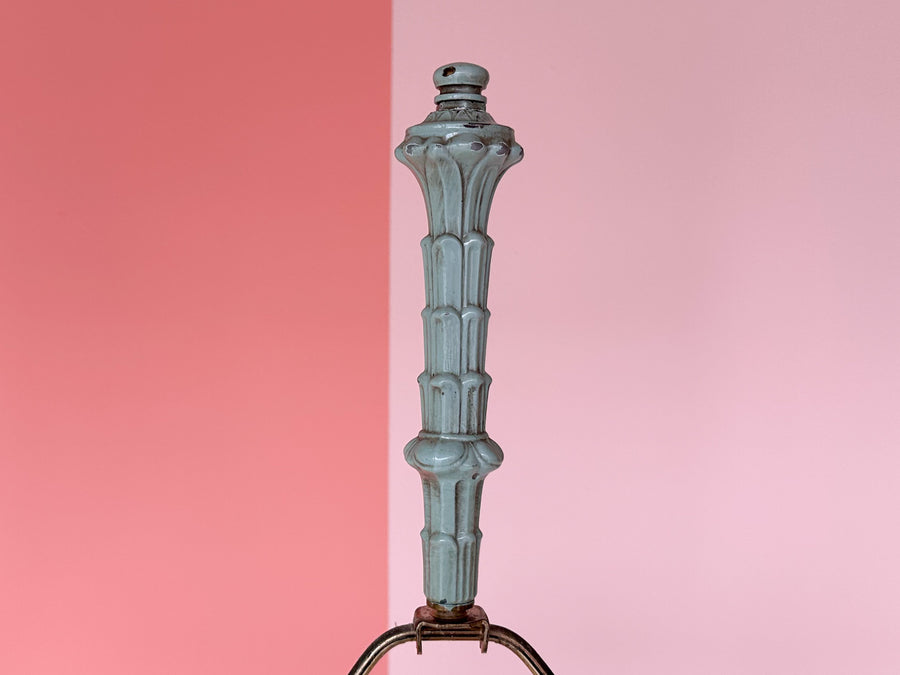 Pair of Huge Quin Yin Chinoiserie Lamps