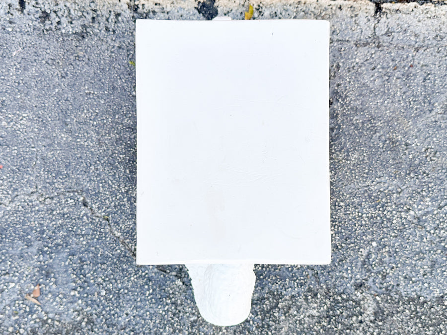 Plaster Swan Life Garden Seat