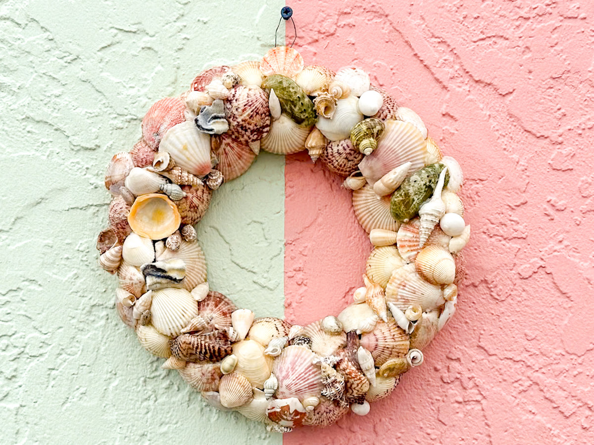 Holiday Shell Wreath