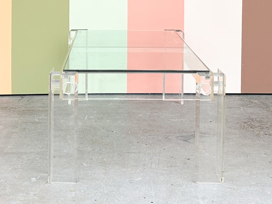 Lucite Coffee Table