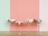 Set of Four Shell Chic Coupes