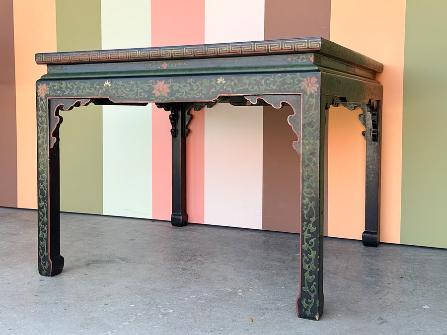 Ming Style Hand Painted Mahjong Table