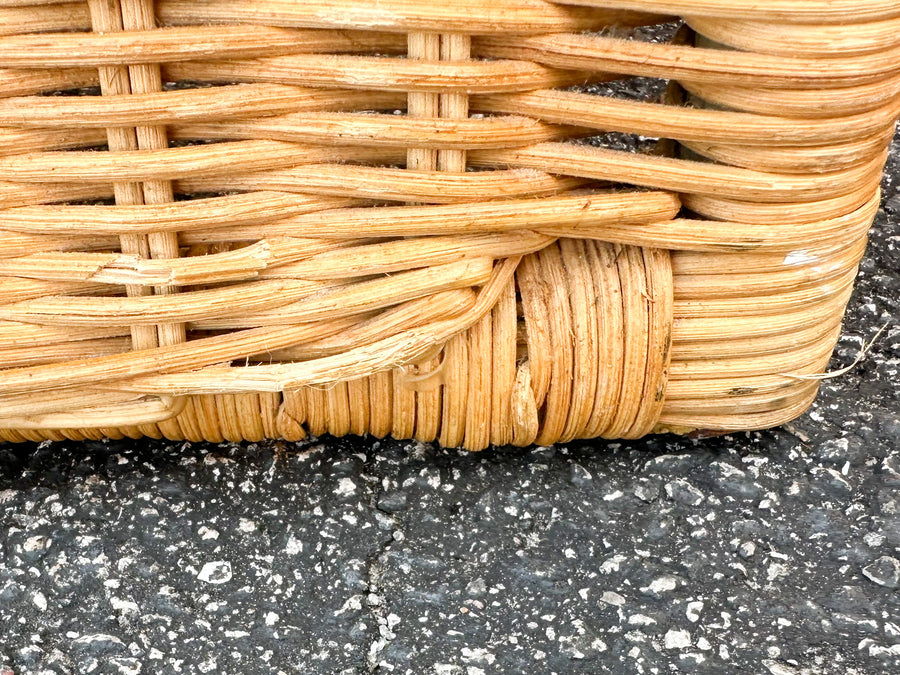 Pair of Cute Wicker Barrel Chairs