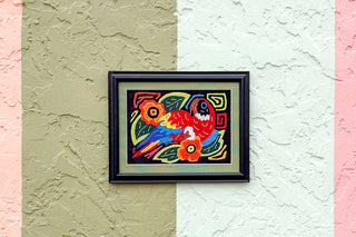 Mola Parrot Art
