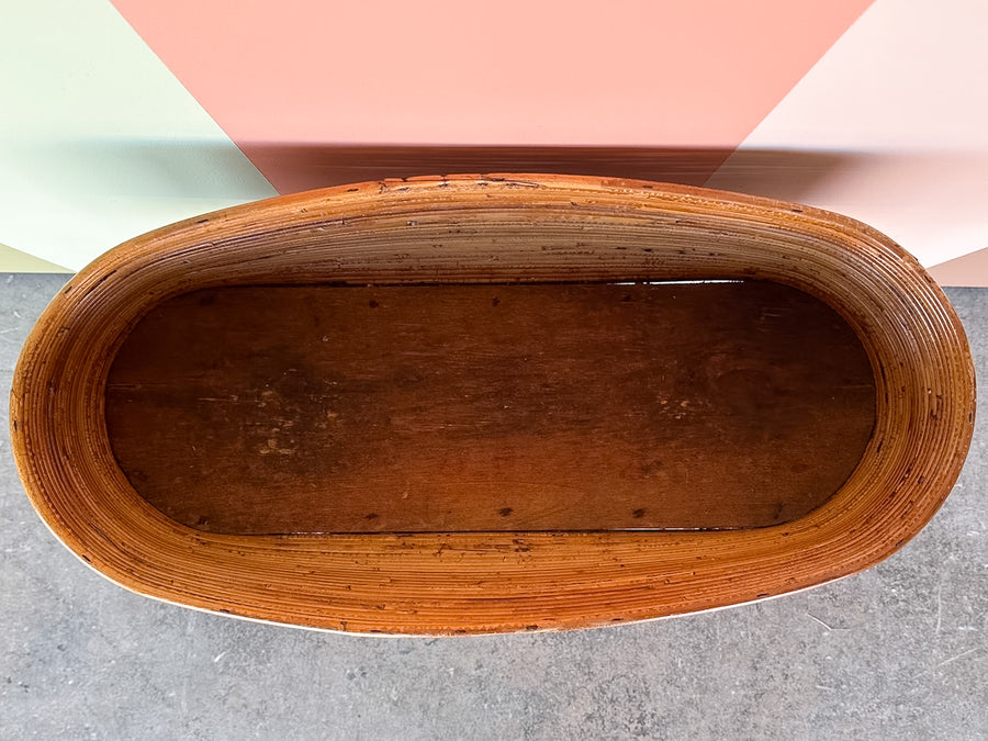 Pencil Reed Rattan Planter
