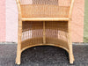 Pair of High Back Rattan Wrapped Chairs