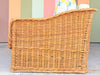The Wicker Works Braided Rattan Sofa