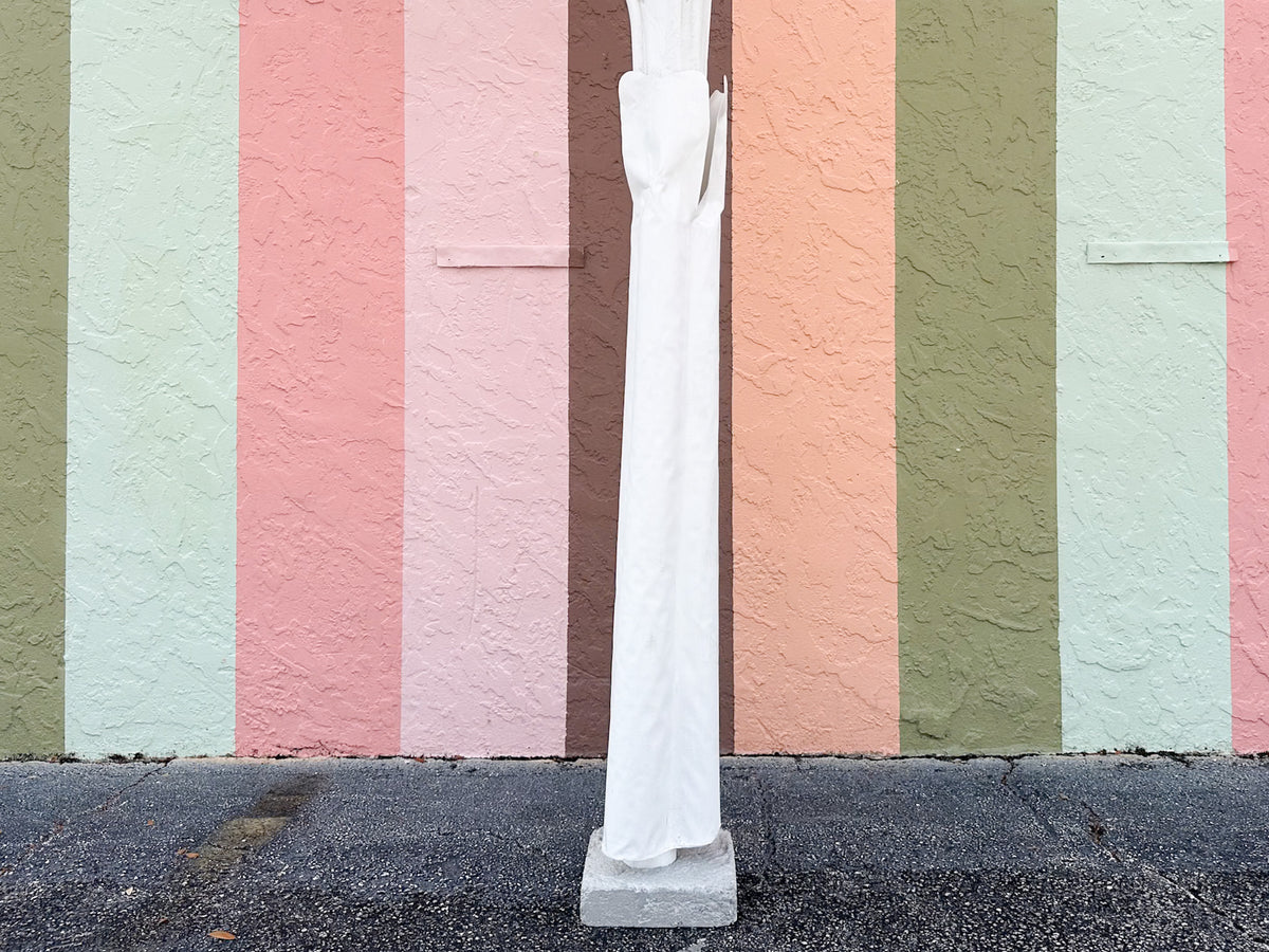 Eight Foot Canvas Palm Tree
