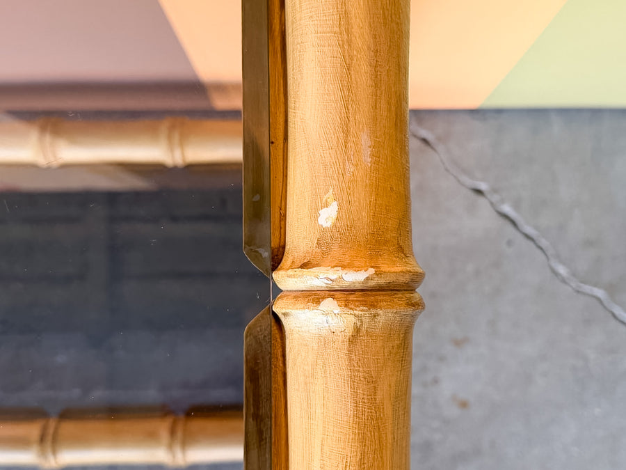 Faux Bamboo Console