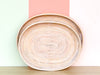 Pair of Pencil Reed Natural Trays
