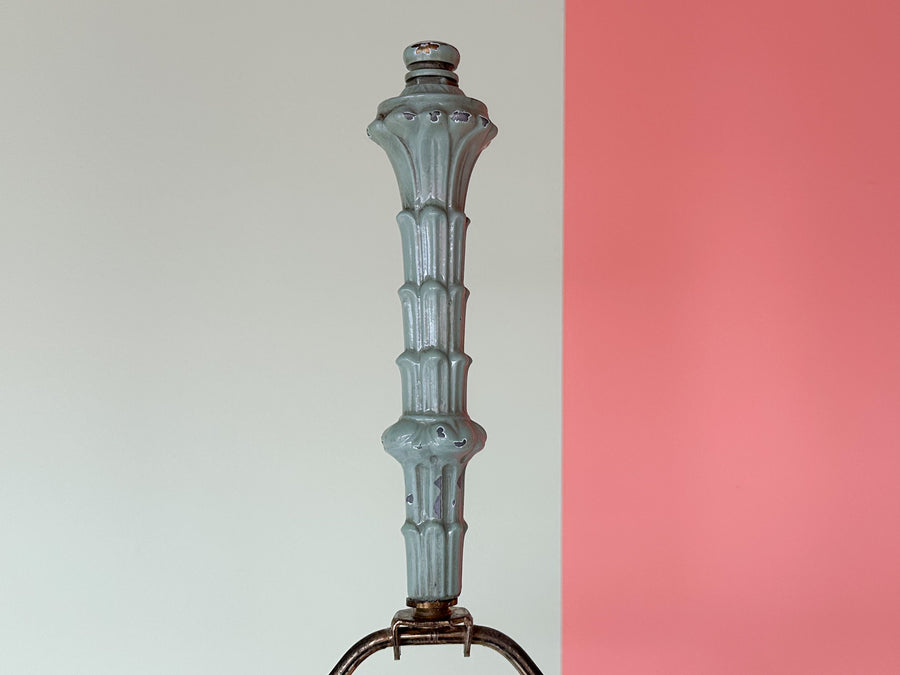 Pair of Huge Quin Yin Chinoiserie Lamps