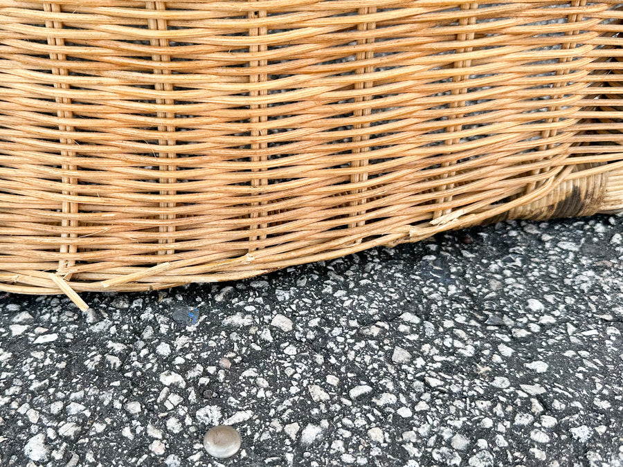 Pair of Cute Wicker Barrel Chairs