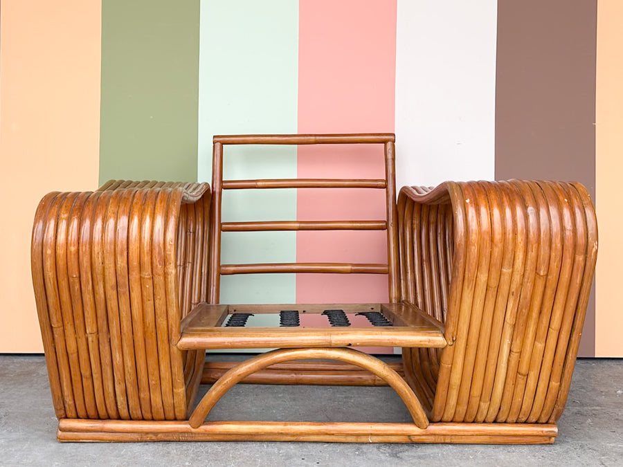 Fabulous Twelve Band Rattan Chair
