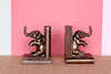 Pair of Petite Brass Elephant Bookends