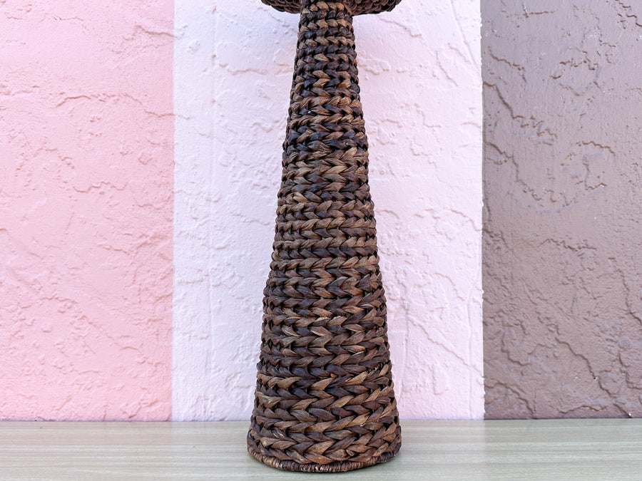 Trio of Seagrass Candlesticks