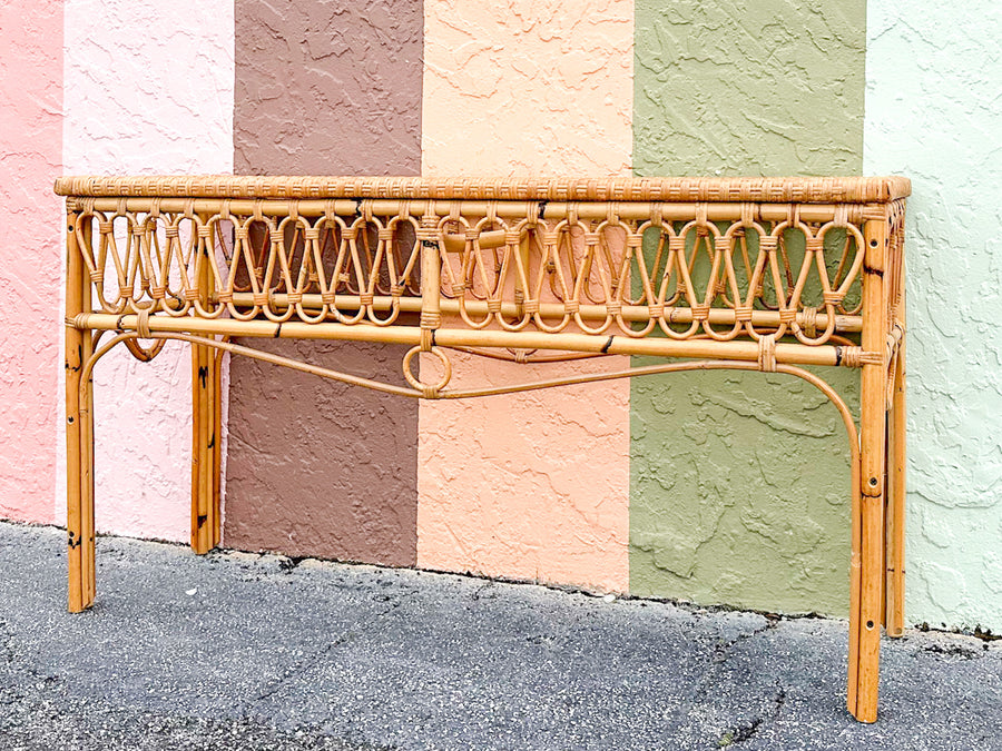 Coastal Rattan Console