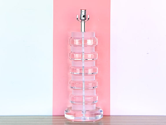 Glam Lucite Stacked Lamp