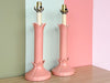 Pair of Roche Style Tulip Lamps