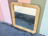 Large Rattan Wrapped Mirror