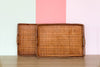 Pair of Woven Rattan Trays