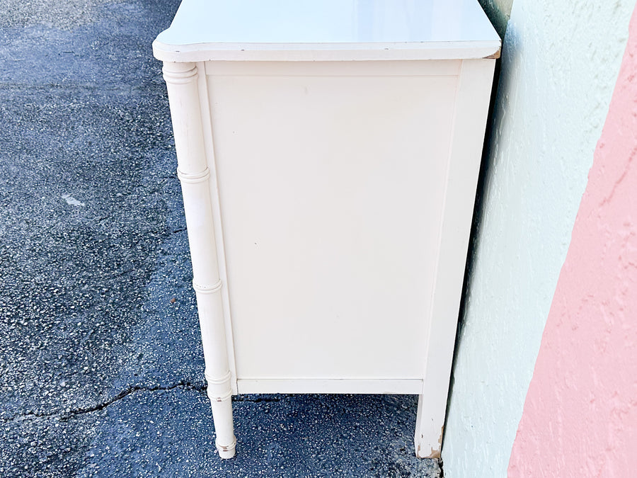 Palm Beach Style Faux Bamboo Dresser