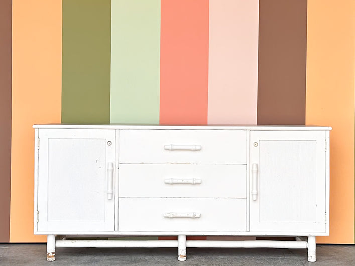 Old Florida Rattan Server