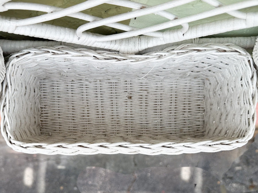 Fish Tail Wicker Wall Basket