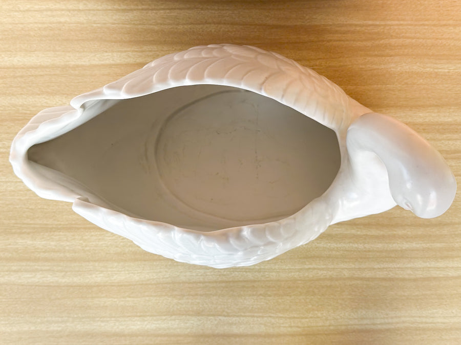 Fitz and Floyd Swan Cachepot