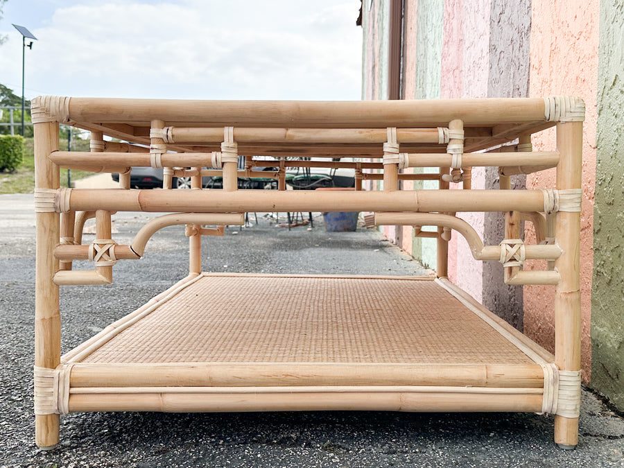 Kips Bay Pagoda Rattan Coffee Table