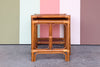 Pair of Rattan Nesting Tables